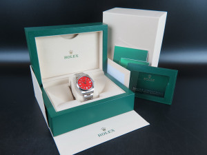 Rolex Oyster Perpetual 41 Coral Dial 124300 NEW