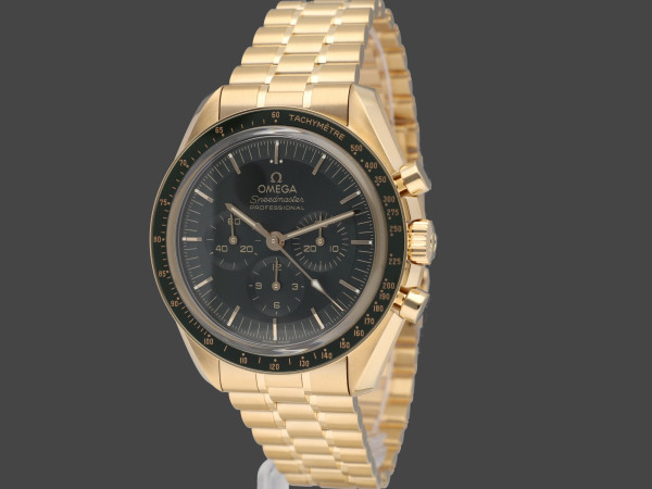 Omega - Speedmaster Professional Moonwatch Co-Axial Moonshine Gold 310.60.42.50.10.001 NEW