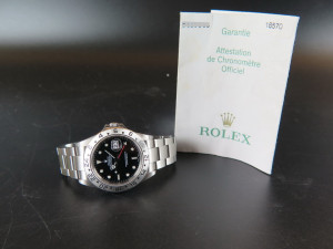 Rolex Explorer II Black Dial 16570 
