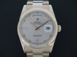 Rolex Oyster Perpetual Day-Date Rose Gold diamond dial