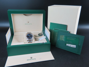 Rolex Oyster Perpetual 34 Blue Arab Dial 114200