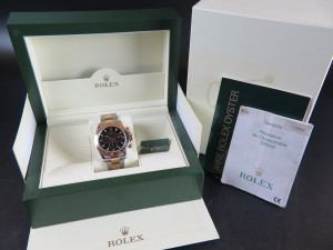 Rolex Daytona Gold/Steel Black Dial 116523 
