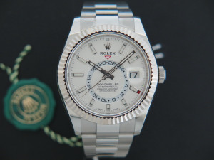 Rolex Sky-Dweller 326934 Silver Dial NEW