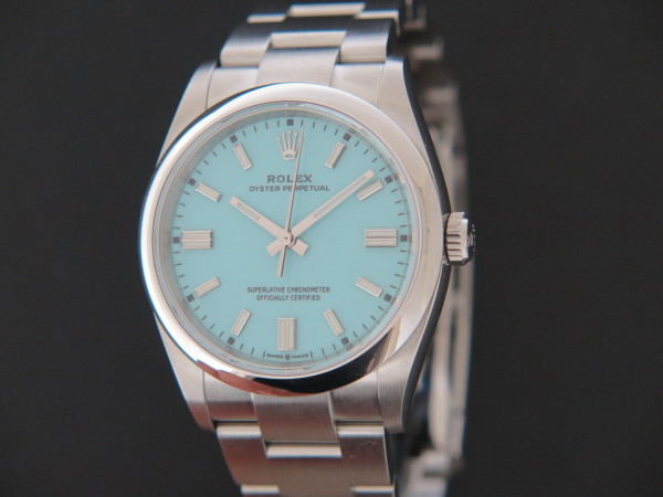 Rolex - Oyster Perpetual 36 Turquoise Dial NEW 126000
