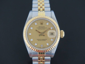 Rolex Datejust Lady Gold/Steel Diamonds 69173