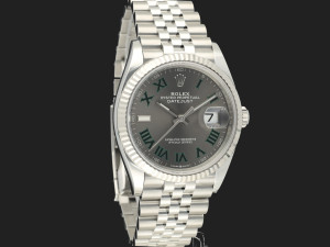 Rolex Datejust Slate Roman Dial 126234 NEW