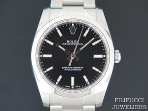 Rolex Oyster Perpetual Black Dial 114200 NEW