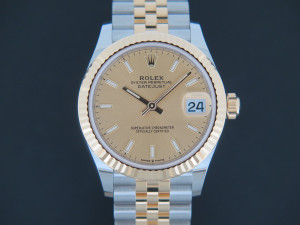 Rolex Datejust 31 Gold/Steel Champagne Dial 278273 NEW