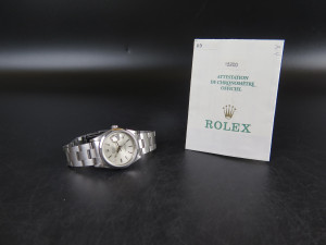 Rolex Date Silver Dial 15200