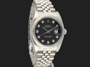 Rolex Datejust 36 Black Diamond Dial 116234