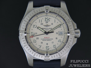 Breitling Colt A74380 Silver Dial 