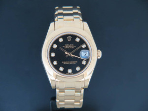 Rolex Pearlmaster 34MM Yellowgold Diamonds 81208