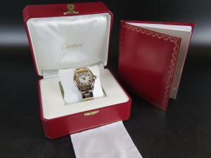 Cartier Roadster GM Automatic Gold/Steel Silver Dial 2510