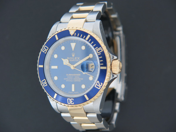 Rolex - Submariner Date Gold/Steel 16613 Blue Dial 