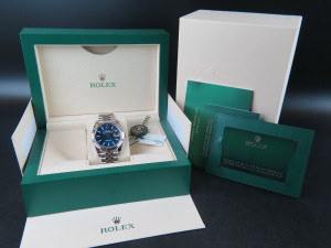 Rolex Datejust 41 Blue Motif Dial 126334 NEW