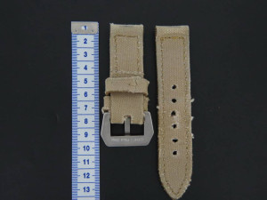 Panerai Leather Canvas Strap 24 MM New