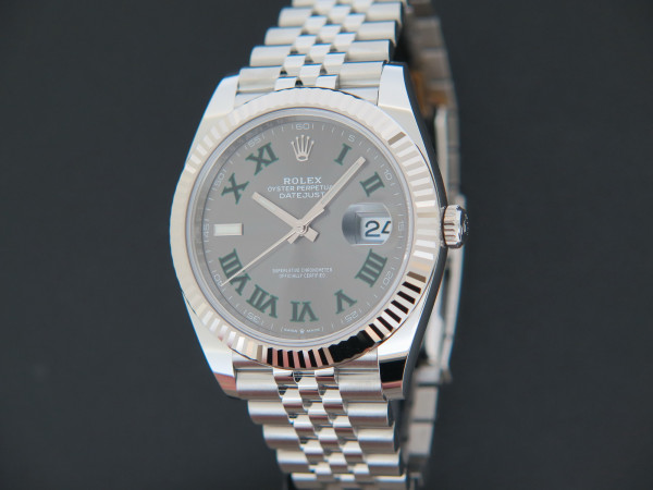 Rolex - Datejust 41 Slate Roman Dial 126334 NEW