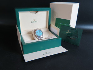 Rolex Oyster Perpetual 41 Turquoise Dial 124300 NEW  