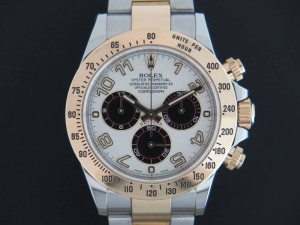 Rolex Daytona Gold/Steel Panda Dial 116523