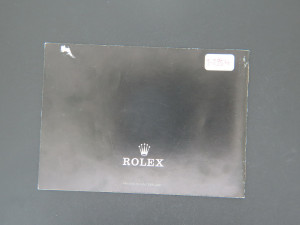 Rolex Datejust Booklet English