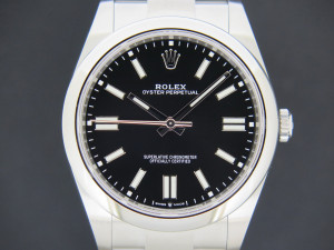 Rolex Oyster Perpetual 41 Black Dial 124300 NEW