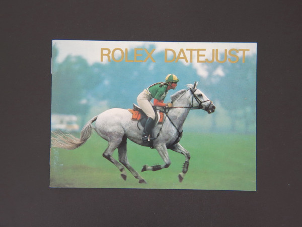 Rolex - Datejust Booklet English