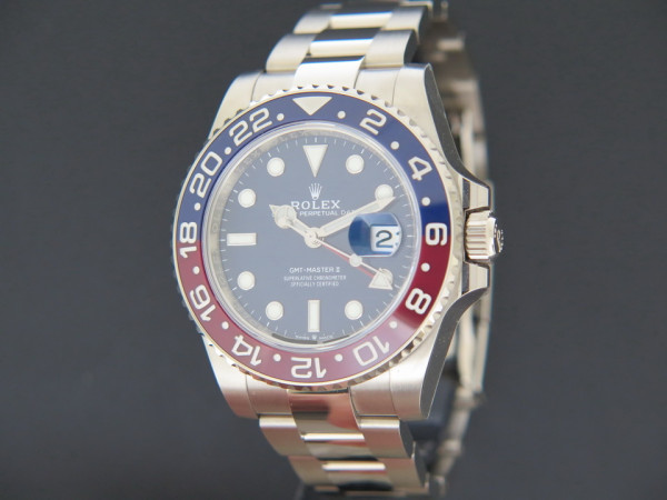 Rolex - GMT-Master II BLRO White Gold Blue Dial 126719BLRO NEW