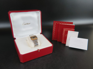 Cartier Santos Galbee Gold/Steel 187901