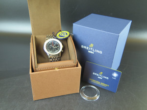 Breitling Navitimer Chronograph Black Dial 41 A13324 NEW
