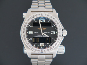 Breitling Emergency E76321 Black  Dial