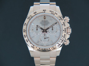 Rolex Daytona Everose 116505 Sundust Baguette Dial NEW