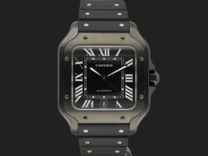 Cartier Santos Large Date ADLC Black Dial WSSA0039
