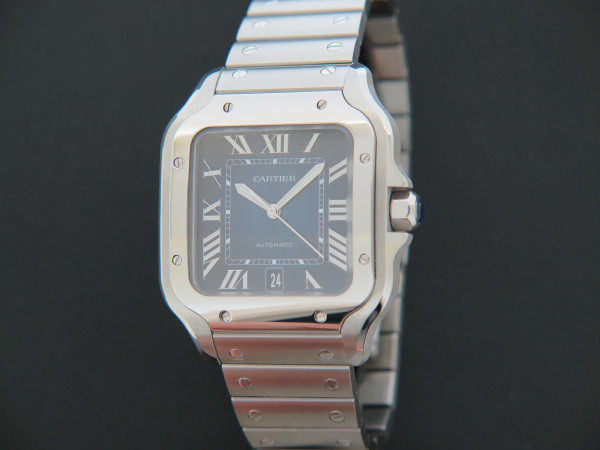 Cartier - Santos Large Date Steel Blue Dial WSSA0030