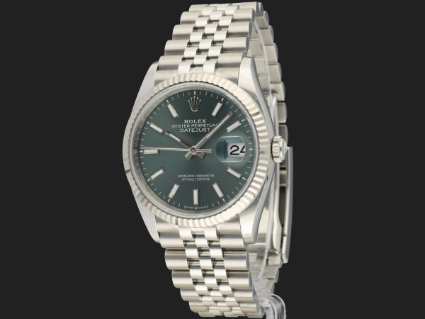 Rolex - Datejust 36 Mint Green Dial 126234 NEW