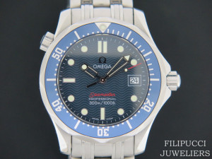 Omega Seamaster 300M Mid-Size Blue Dial Quartz 22238000