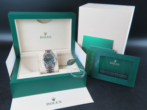Rolex Datejust 36 Palm Motif Green Dial 126200 NEW 