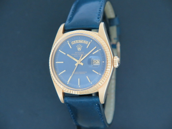 Rolex - Day-Date Yellow Gold Blue Dial 1803