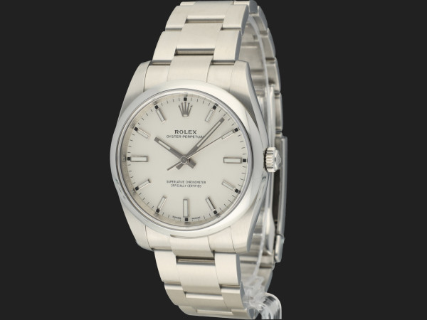 Rolex - Oyster Perpetual 34 White Dial 114200