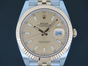 Rolex Datejust 41 Gold/Steel Champagne Dial 126333 