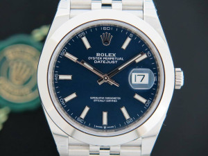 Rolex Datejust 41 Blue Dial NEW 126300   
