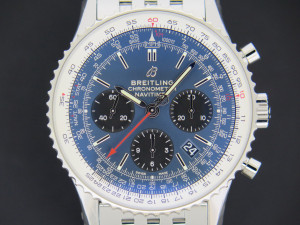 Breitling Navitimer B01 Chronograph Blue Dial NEW AB0121211C1A1