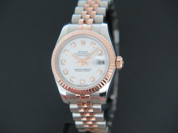 Rolex - Datejust Lady Everosegold/Steel White Diamond Dial 179171
