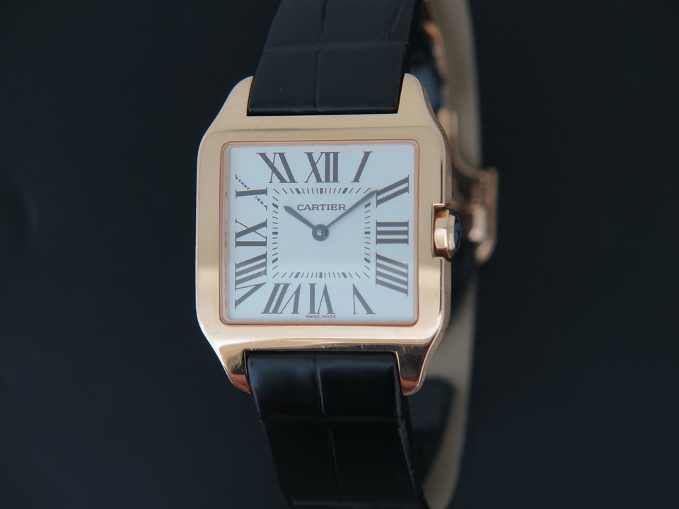 Cartier - Santos Dumont Rose Gold MM 2788 - Watches | Filipucci Juweliers