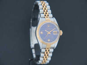 Rolex Lady-Datejust Gold/Steel Purple Sugalite Dial 69173