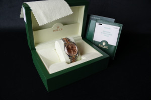 Rolex Datejust 36 Gold/Steel Champagne Diamond Dial 116233