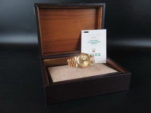 Rolex Day-Date Yellow Gold Champagne Diamond Dial 18238
