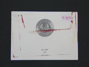 Omega Operating Instructions Booklet for cal. 1128