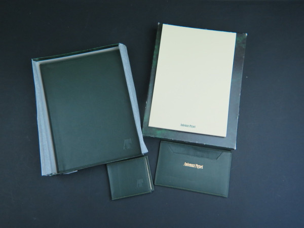 Audemars Piguet - Leather Notebook, Leather address book and Leather wallet