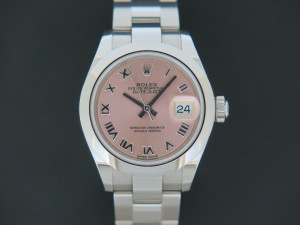 Rolex Datejust Lady 28 Pink Roman Dial 279160