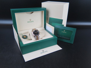 Rolex Datejust 41 Gold/Steel Black Dial 126333 NEW FULL STICKERS